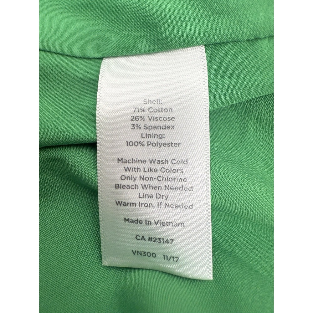RSVP by Talbots Women's One Shoulder Fit and Flare Dress Sz 10 Green Floral #42‎ - Picture 8 of 10